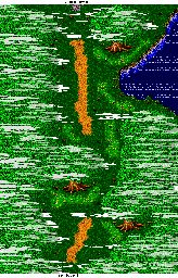 Thumbnail for a map of 1st Forest for the PC game Ys II Special.