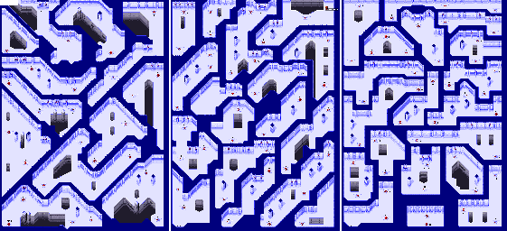 Thumbnail for a map of Dabi's Tower Levels 1-3 for the PC game Ys II Special.
