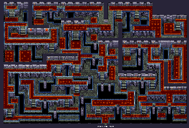 Thumbnail for a map of Gemma's Tower Level 1 for the PC game Ys II Special.