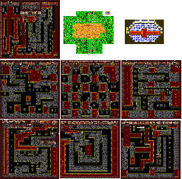 Thumbnail for a map of Habal's Tower for the PC game Ys II Special.
