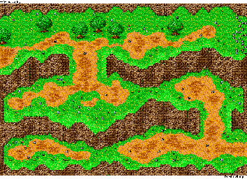 Thumbnail for a map of Mountain Path for the PC game Ys II Special.