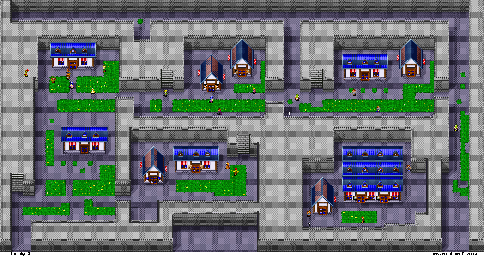 Thumbnail for a map of Thief Village for the PC game Ys II Special.