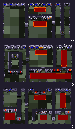 Thumbnail for a map of Toba's Tower Levels 9-11 for the PC game Ys II Special.