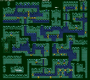 Thumbnail for a map of Waterway West for the PC game Ys II Special.