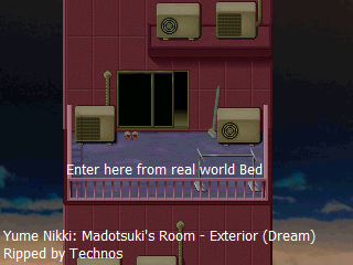 Thumbnail for a map of Madotsuki's Room Exterior (Dream World) for the PC game Yume Nikki.