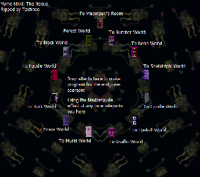 Thumbnail for a map of The Nexus for the PC game Yume Nikki.