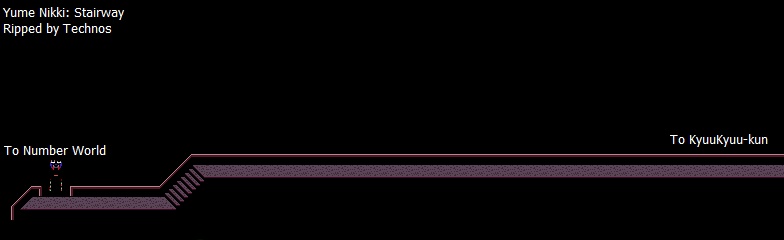 Thumbnail for a map of Stairway for the PC game Yume Nikki.