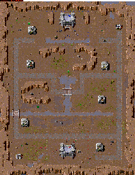 Thumbnail for a map of L03: Death Valley for the PC game Z.