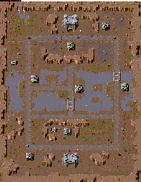 Thumbnail for a map of L04: Desert Islands for the PC game Z.