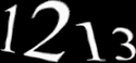 Title screen for the PC game 1213.
