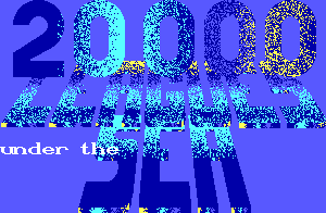 Title screen for the PC game 20000 Leagues Under The Sea.