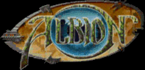 Title screen for the PC game Albion.
