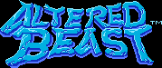 Title screen for the PC game Altered Beast.