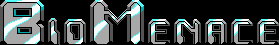 Title screen for the PC game Bio Menace.