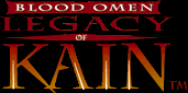 Title screen for the PC game Blood Omen: Legacy Of Kain.