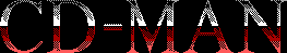 Title screen for the PC game CD-Man.