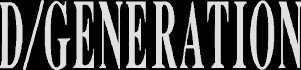 Title screen for the PC game D/Generation.