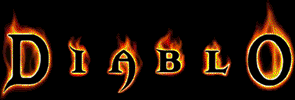Title screen for the PC game Diablo.