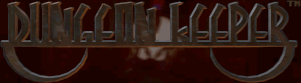Title screen for the PC game Dungeon Keeper.