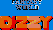 Title screen for the PC game Fantasy World Dizzy.