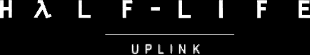 Title screen for the PC game Half-Life: Uplink.