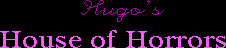 Title screen for the PC game Hugo's House Of Horrors.