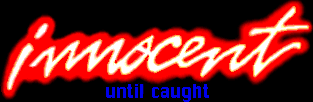Title screen for the PC game Innocent Until Caught.