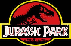 Title screen for the PC game Jurassic Park.