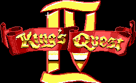 Title screen for the PC game King's Quest IV: The Perils Of Roselia.