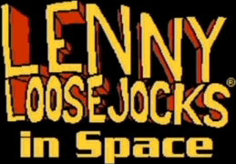 Title screen for the PC game Lenny Loosejocks In Space.
