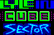 Title screen for the PC game Lyle In Cube Sector.