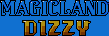 Title screen for the PC game Magicland Dizzy.