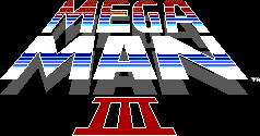 Title screen for the PC game Mega Man III.