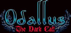 Title screen for the PC game Odallus: The Dark Call.