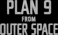 Title screen for the PC game Plan 9 From Outer Space.