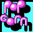 Title screen for the PC game Popcorn.