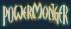 Title screen for the PC game PowerMonger.