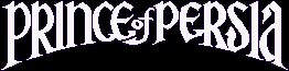 Title screen for the PC game Prince Of Persia.