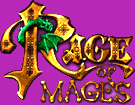 Title screen for the PC game Rage Of Mages.