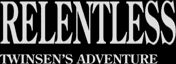 Title screen for the PC game Relentless: Twinsen's Adventure.