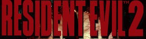 Title screen for the PC game Resident Evil 2.