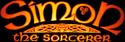 Title screen for the PC game Simon The Sorcerer.