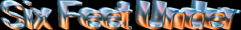 Title screen for the PC game Six Feet Under.