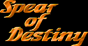 Title screen for the PC game Spear Of Destiny.