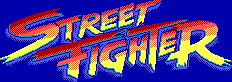 Title screen for the PC game Street Fighter.