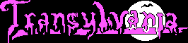 Title screen for the PC game Transylvania.