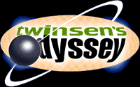 Title screen for the PC game Twinsen's Odyssey.
