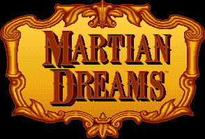 Title screen for the PC game Ultima - Worlds Of Adventure 2: Martian Dreams.