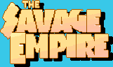 Title screen for the PC game Ultima - Worlds Of Adventure: The Savage Empire.