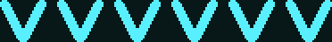 Title screen for the PC game VVVVVV.